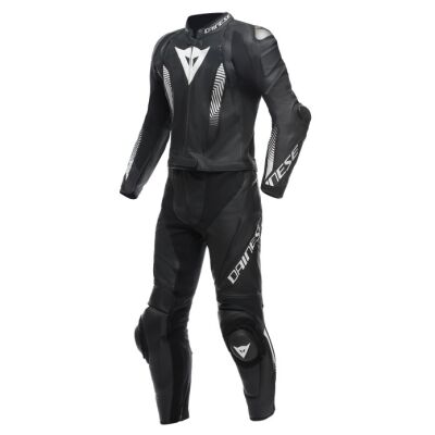Dainese LAGUNA SECA 5 2PCS letní kombinéza černá/bílá vel.52